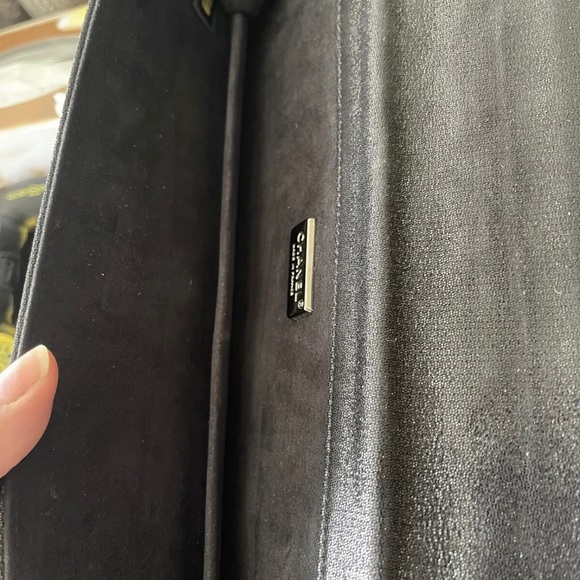 Chanel Diamante Crystals Black Shimmer Clutch- 100% Authentic And Rare - Picture 8 of 10